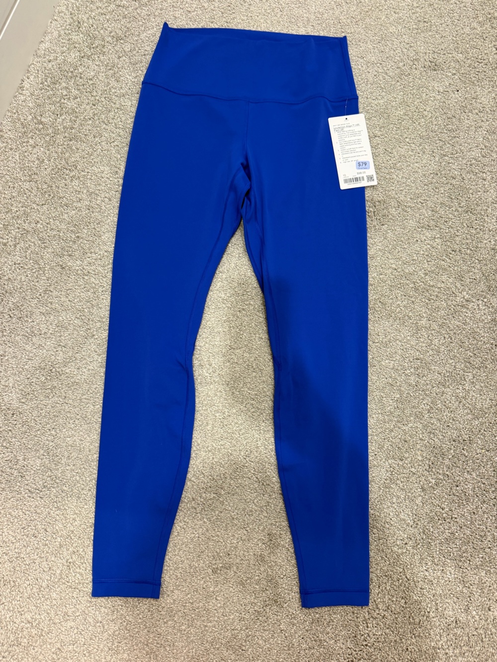 Lululemon NWT Align HR Pant 28" Size 10 Beach Ball